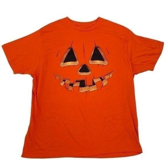 Way To Celebrate Halloween Jack O Lantern Pumpkin T-Shirt - Picture 1 of 7